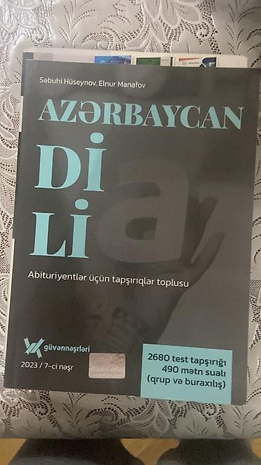 Tədris ədəbiyyatı: Dərs və imtahan hazırlığı üçün kitablar eləsi var 3,4 manat — 7