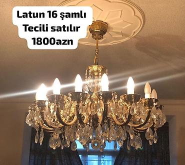 işiğ: Çılçıraq, 10 və daha çox lampa, Metal — 1