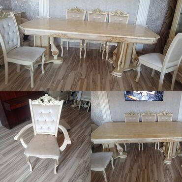 старые стулья: Masa desti 400₼ 8 stulnan .Unvan Sulutepe &Rumi