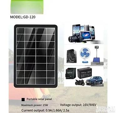 multifresh delimano: Solarni Panel Punjač 15W za Punjenje Baterija i Telefonoa 🌞🔋 Solarni — 1
