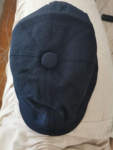 medicinka mindjusa: Muška “newsboy” kapa (osmodelna) – tamnoteget Obim 60-62cm - — 1