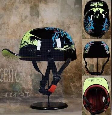 скутер трёхколёсный: Ретро гангстерская DS персонализированная бейсболка мотоциклетный шлем