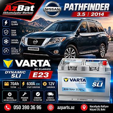 Varta, 70 ah, Orijinal, Almaniya, Yeni