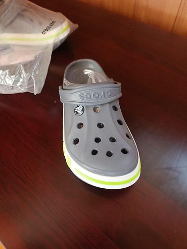 джибитсы: Сабо, 37.5, Crocs, Новый, цвет - Серый, Самовывоз — 1