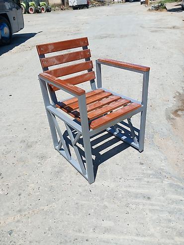 demir stol stullar: Metalkarkaslı bağ-mebel dəsti - Məhsul: Açıq hava üçün metal karkaslı — 2