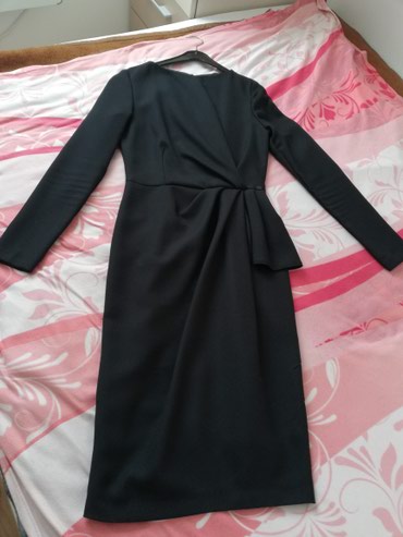 haljina sako kroja: PS Fashion S (EU 36), bоја - Crna, Večernji, maturski, Dugih rukava