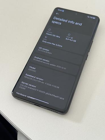 Xiaomi: Xiaomi, 12S Ultra, Б/у, 256 ГБ, цвет - Черный, В рассрочку, 2 SIM — 5