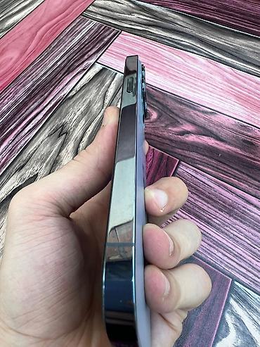 iphone 13 pro max irşad telecom: IPhone 13 Pro Max, 1 TB, Blue Titanium, Barmaq izi, Face ID, Simsiz şarj — 6