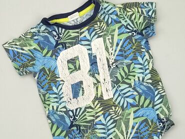 sukienki letnie w stylu boho: Koszulka, H&M, 9-12 m, stan - Dobry