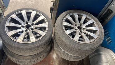 крыло нексия 1: Дөңгөлөктөр монтажда 225 / 50 / R 17, Кыш, Колдонулган, Комплект, Жеңил унаалар, Куйма, тешиктери - 5
