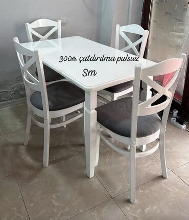 Masa və oturacaq dəstləri: *Dəyərli müştərilərimiz ay sonuna kimi stol stul dəstirimiz endirimle — 20