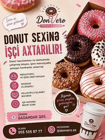 Кондитерские изделия, сладости: Məhsul: Donutlar – müxtəlif qlazur və bəzək çeşidləri Təsvir: - — 2