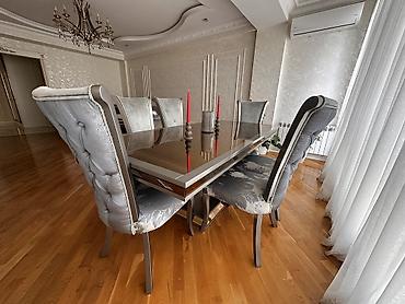 tum: Zövqlü qonaq otağı mebel dəsti - Künc divan: L formalı, yumşaq parça — 3