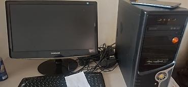 dvd alıram: Masaüstü kompüter seti Tərkib: - Sistem bloku (ATX qara kasa, ön — 2