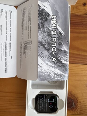 оперативная память 4: Часы HK 10 PRO - A Новые Android Умные часы 2 ремешка в подарок