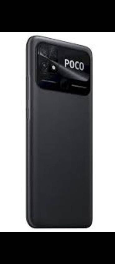 poco telefonları: Poco C40, 64 ГБ, цвет - Черный, Сенсорный, Отпечаток пальца, С документами