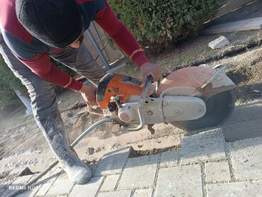 Beton işləri: #Betonkesme #betondeşmə Beton kubik kərpic - dən kəsim deşim — 5