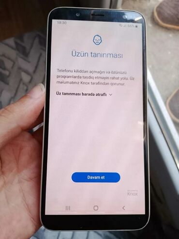 Samsung: Samsung Galaxy J6, 32 GB, Barmaq izi, Face ID