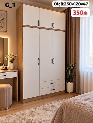 G_1 modeli – çoxfunksiyalı dolab - Ölçü: 250 × 120 × 47 sm (şəkildə