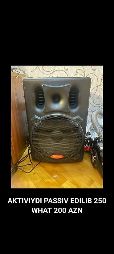 uşaq mikrofonu: Passiv kalonka 1 ədəd əla vəzyətdə 200 azn . Yamaha maqnitləri var — 1