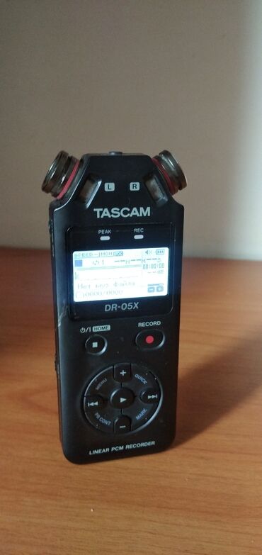 Студийные микрофоны: Микрофон tascam dr-05x, удобный на пк на ноутбук, на телефон через