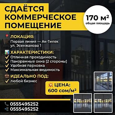 один: Сдаётся коммерческое помещение Площадь: 170 м² Локация: первая — 1