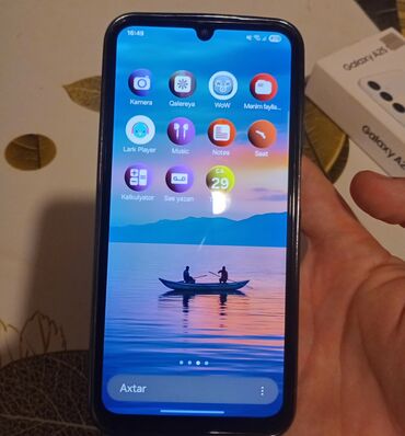 Samsung Galaxy A25, 256 ГБ, цвет - Белый, Гарантия, Сенсорный, Отпечаток пальца