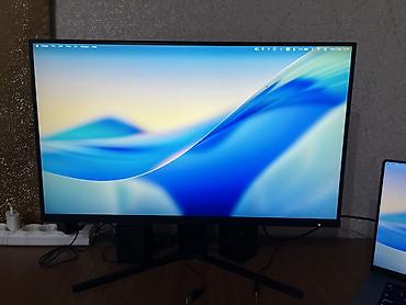 hdmi kabeli: Xioami, Mi 27inch FullHD 90hz monitor, VGA ve HDMI qoşulma — 1