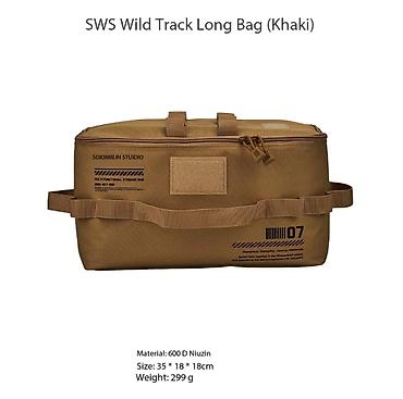шевроны: SWS Длинная сумка Wild Trace (хаки), 35х18х18см, WELLHIKE (WK049302) — 1