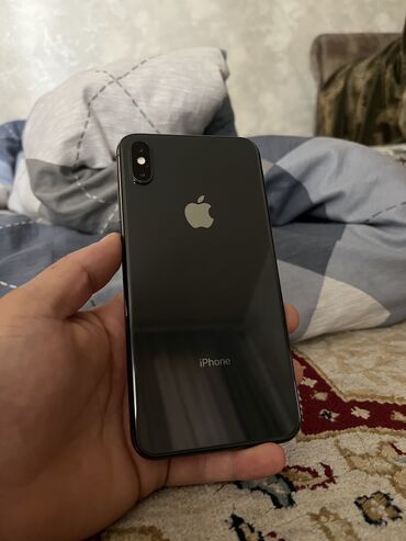 купить айфон 4с бу: IPhone Xs Max, Колдонулган, 64 ГБ, Кара, 80 %