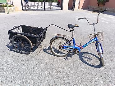 Velosipedlər: Salam 24 luk velosiped di qoşqusu ilə 1 likde satılır 140 150 kq — 3