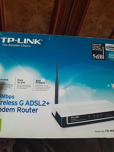 TP-Link routerlər dəsti 1) TP-Link TD-W8901G – ADSL2+ modem/router -
