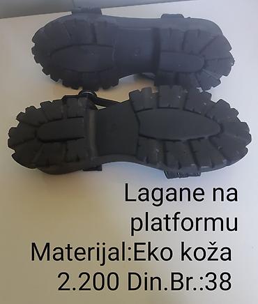 Sandale: Bele i Crne ženske sandale na platformu - Model: otvorene sandale sa — 19