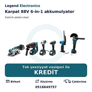 drel: Elan başlığı: Elektrik alət dəsti Karpat 88V 6-in-1 akkumulyator, 4 — 1