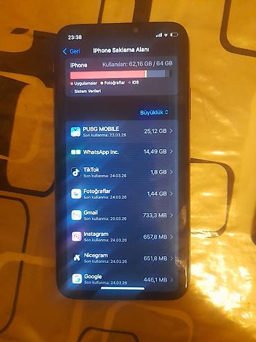 iphone s4: IPhone Xs, 64 GB, Qızılı, Qırıq — 3