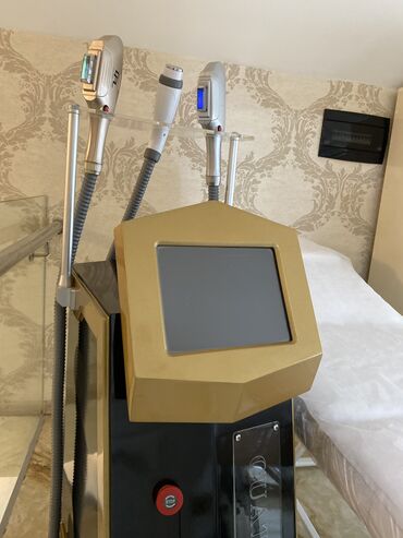 elos trio lazer: Epilyasiya üçün, Tatto silmə, Fototerapiya üçün, IPL-lazer, Təlim keçirilir