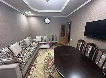 2 bedroom: 2 комнаты, Аламедин-1 мкр Агентство недвижимости, Парам без детей, от 1 года, С мебелью полностью — 3