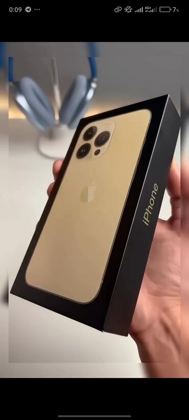 продаю ноутбук бишкек: IPhone 13 Pro Max, Б/у, Золотой, Коробка