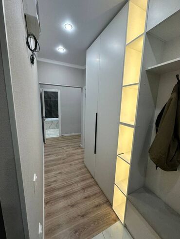 срочно продаю квартиру аламедин базар: 1 бөлмө, 53 кв. м, 106-серия жакшыртылган, 6 кабат, Евроремонт