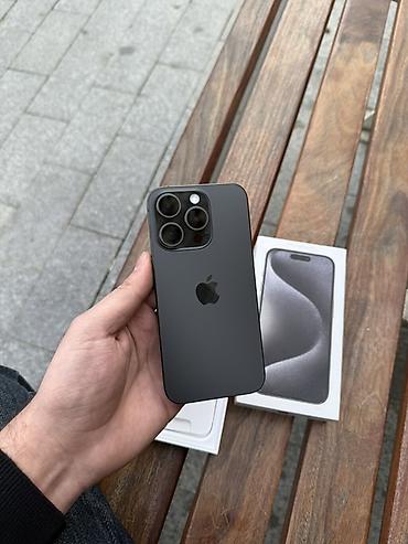 Apple iPhone: IPhone 15 Pro, 256 GB, Qara, Face ID — 25