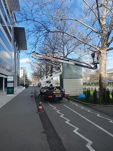 iris tv: Najam i usluge kamiona sa korpom za radove na visini do 20m. Pogodna — 5