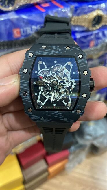 milli papaqlar: Новый, Наручные часы, Richard mille, цвет - Черный