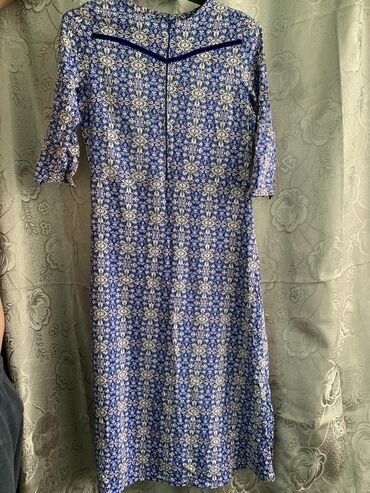 платье повседневная: Повседневное платье, Лето, Длинная модель, 5XL (EU 50)