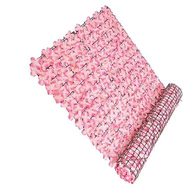 Baštenska dekoracija: 🌸 Dekorativna ograda od veštačkog cveća 3x1m 🌸 Ulepšajte svoju terasu — 1