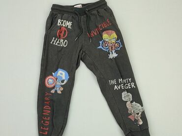 Trousers: Sweatpants, Marvel, 3-4 years, 104, condition - Good