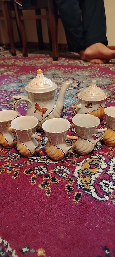 caydanlar: Çay dəsti, Keramika, 6 nəfərlik — 1