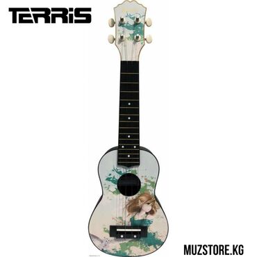 гитары оптом: Укулеле​ TERRIS​ PLUS 70 ELF - воздушная, романтичная укулеле с