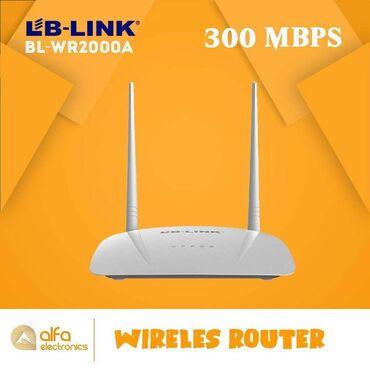adsl wifi modem router: Lb-link bl-wr2000a 300 mbps wireless məhsul: 300 mbps wireless n