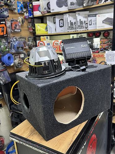 Сабвуферы для авто: Сабвуфер + моноблок + хороший короб на 110 трубе Что входит: - — 9
