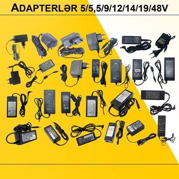 Digər kompüter aksesuarları: Adapterlər “5/5,5/12/14/19/48V 0,5/1/2/3/4/5A” ⭐5V 1.2A TPI TSA9-050 — 1
